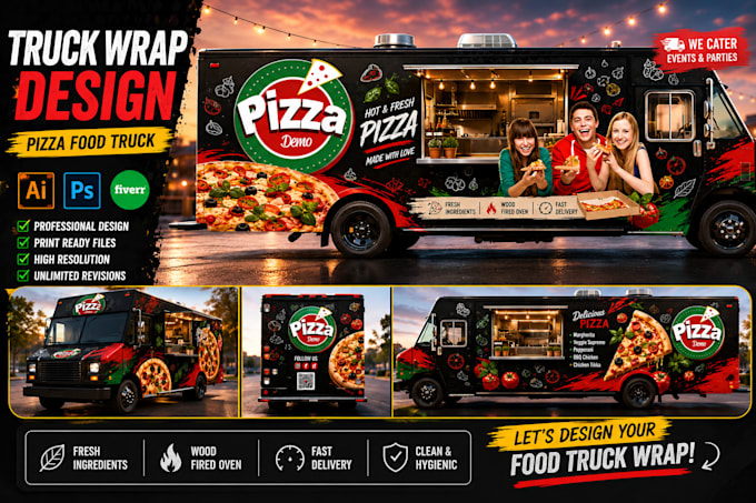 make awesome food wrap for your vehicle