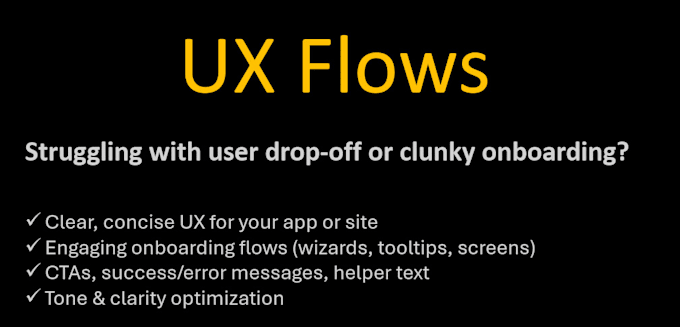 write UX flows for your digital product
