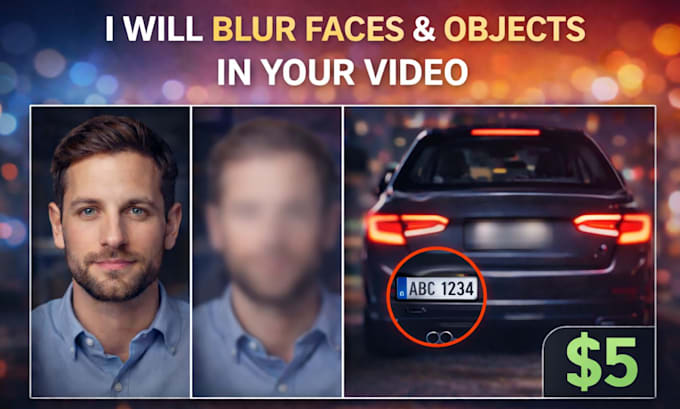 blur faces or objects in your video professionally