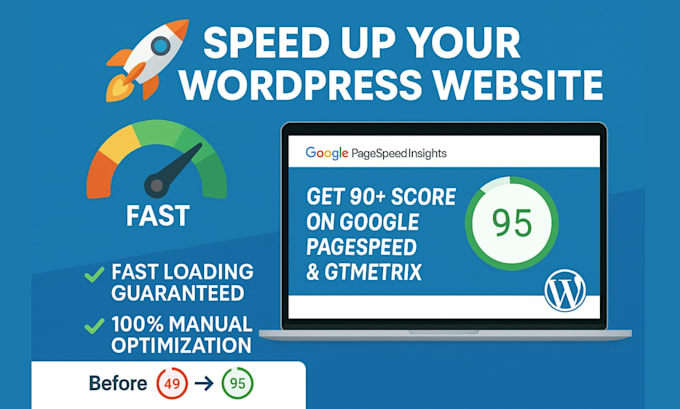 boost wordpress website speed for google page speed insights