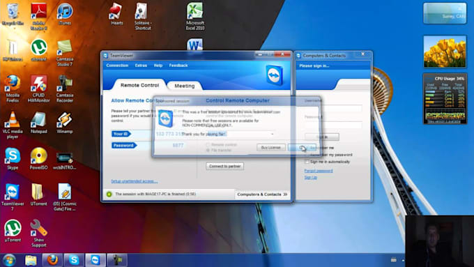 provide technical support remotely
