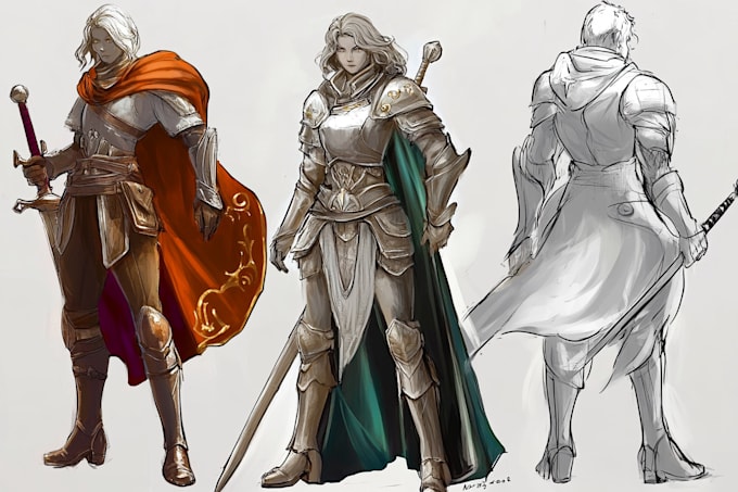 Do character design and concept art for you by Candanccobs | Fiverr