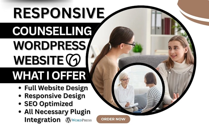 build modern therapy website counselling website aba therapy wordpress website