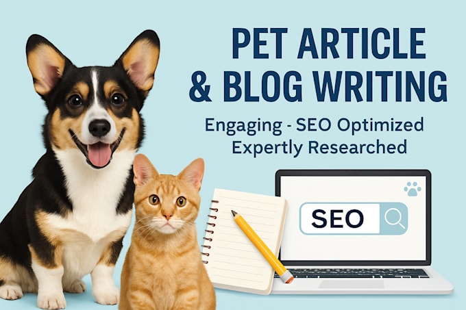 write SEO pet care articles that rank on google