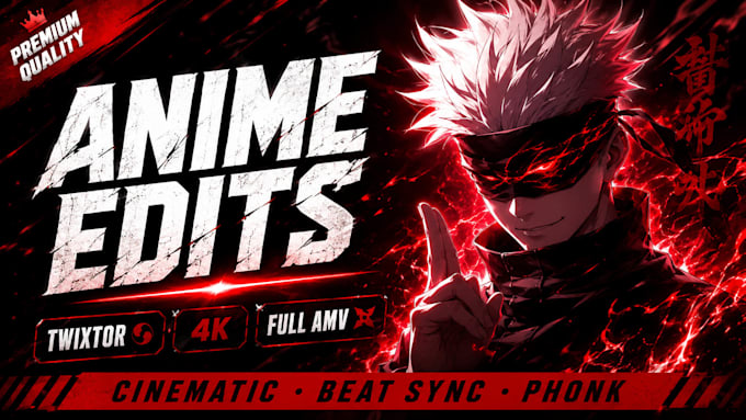 create cinematic amv and anime edits