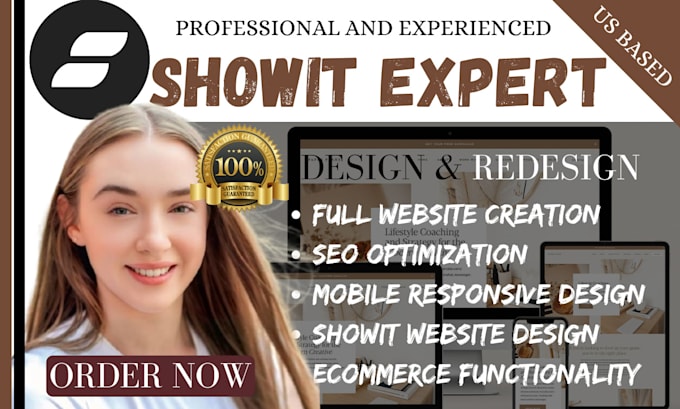 build showit website, customize showit template, redesign and update showit, SEO