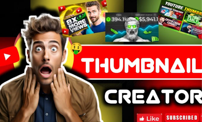 disign catchy youtube thumbnail