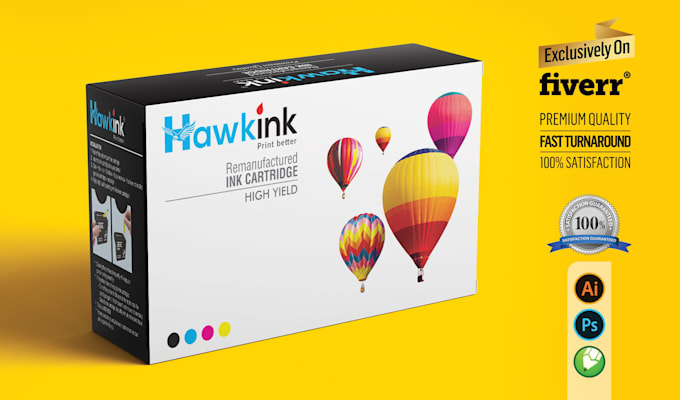 do box packaging design and product packaging design with source file, mockup
