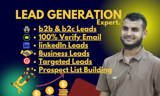 do high quality b2b lead generation verified email and contact research