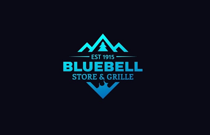 design bluebell store grille logo