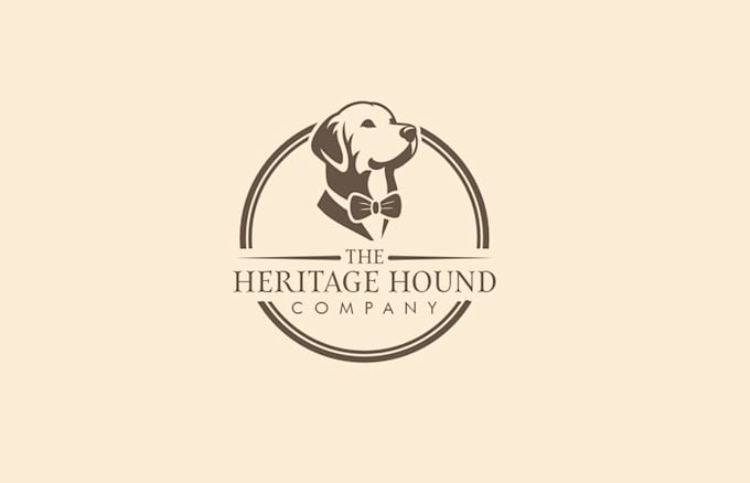 design classic upscale pet photography business logo