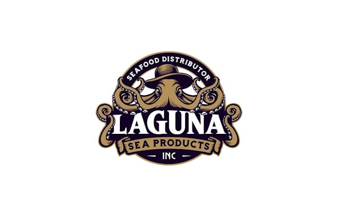 design unique octopus seafood logo