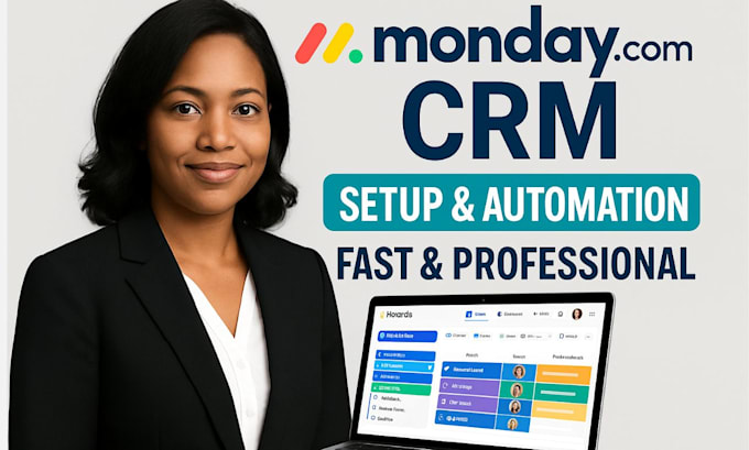 do monday com CRM setup, customization, automation, CRM integration, data import