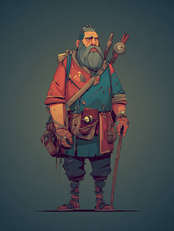 draw 2d game characters and game assets