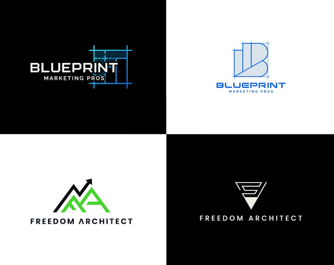 create an architecture, construction, and real estate logo