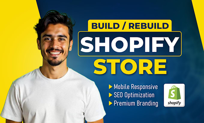create shopify store or design, redesign shopify dropshipping website