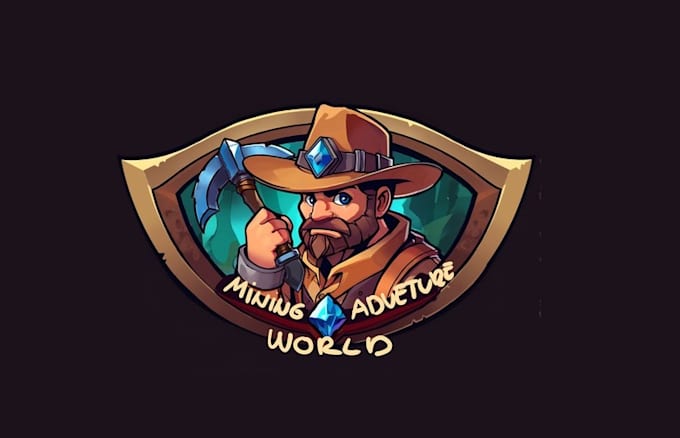 design unique adventure world logo