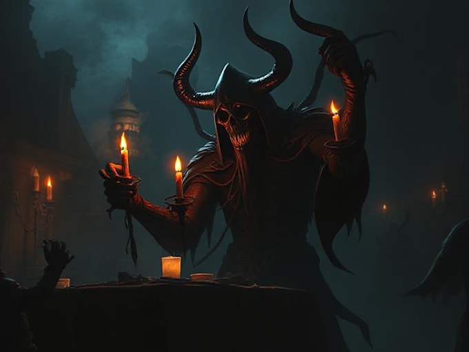 make your dark fantasy or scifi characters