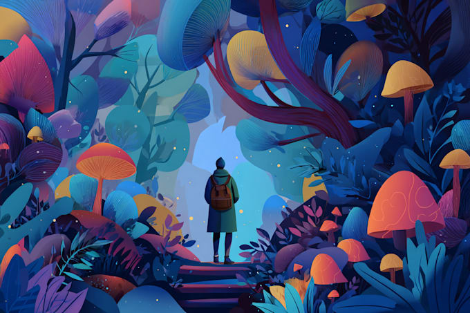 create an amazing vector illustration for your website