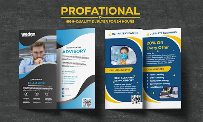 do dl flyer, rack card, and signage design