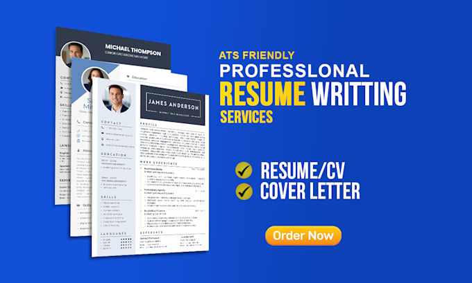 Write an ats friendly professional cv, resume and cover letter by ...