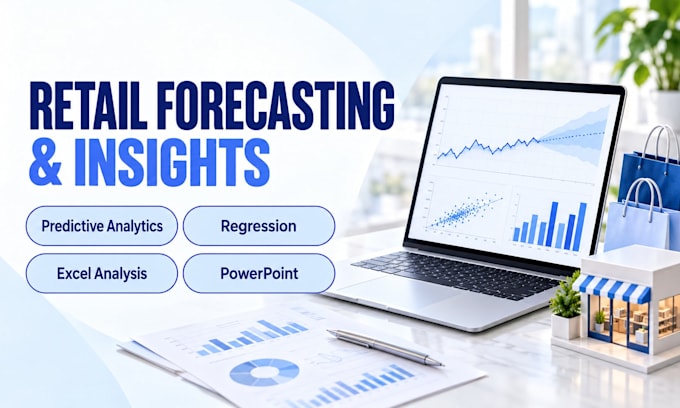 do retail predictive analytics, forecasting, regression, excel data analysis ppt