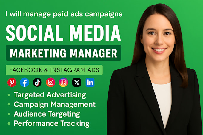 manage and optimize paid ads campaigns for social media marketing