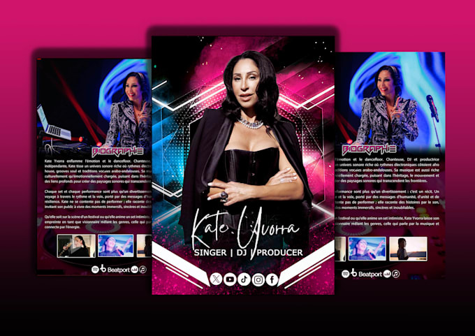 design epk, media kit, press kit, one sheet