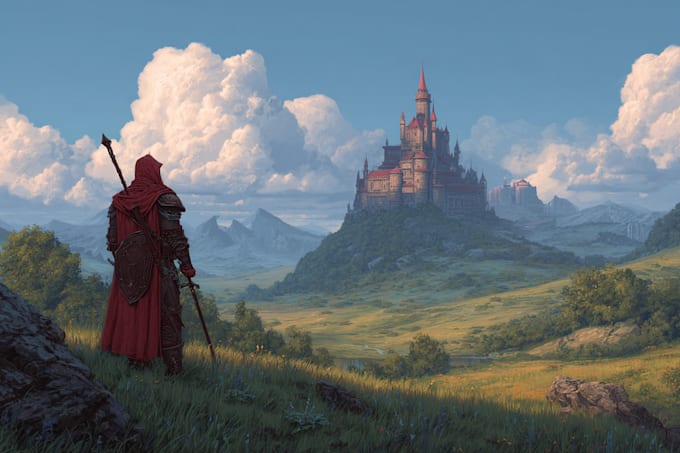 do environments, landscapes, board game, concept art
