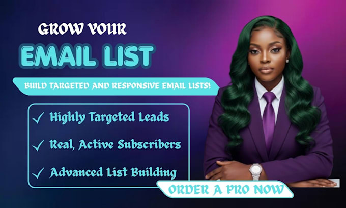 build targeted email lists for leads and active subscribers