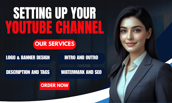 create and setup youtube channel
