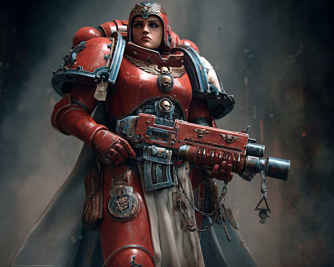 make as a favorite space marine 40k warhammer art
