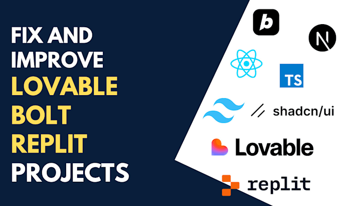 fix improve enhance bolt replit and lovable created websites