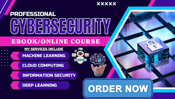 create online course content on cybersecurity, video course, lms training video