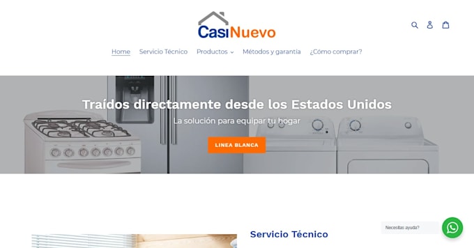 te ayudo a crear tu pagina web o landing page con shopify