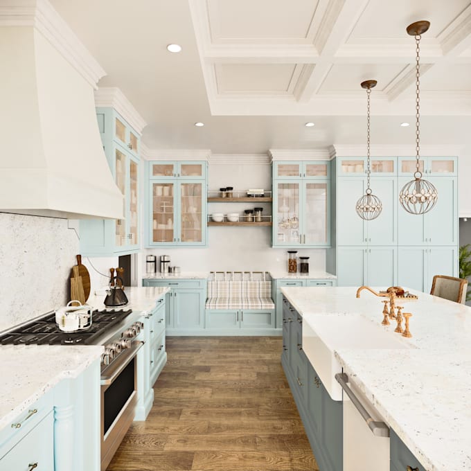 create kitchen render images