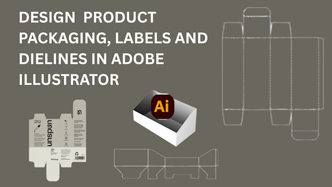 Design or modify product packaging, labels and dielines in adobe ...