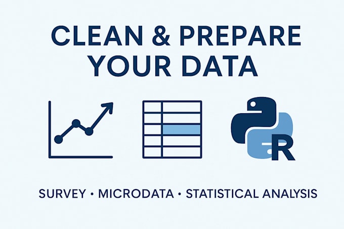clean and prepare your survey or microdata for analysis
