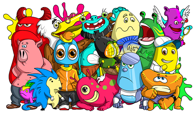 draw custom doodle art illustration