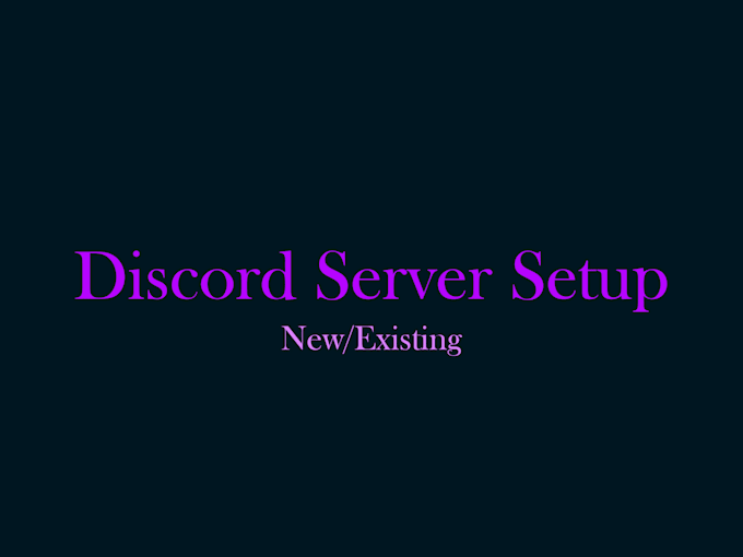 create and fully customize your professional discord server