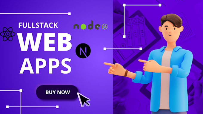 develop full stack web app with react nextjs nodejs