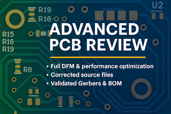 review and make correction to your pcb design before manufacturing