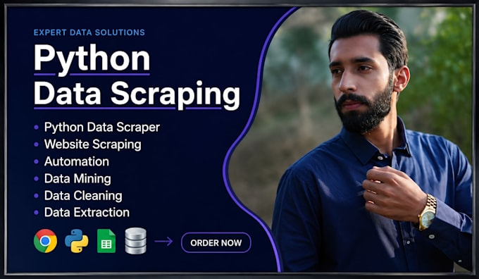 create fast python data scraping, extraction and automation tools