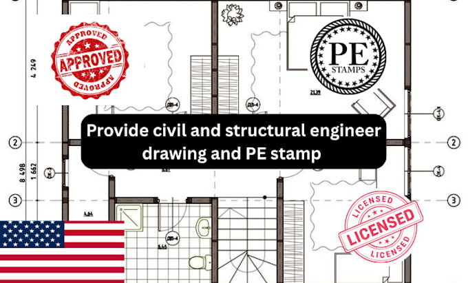 license architect structural engineer pe stamp in maryland oregon alabama