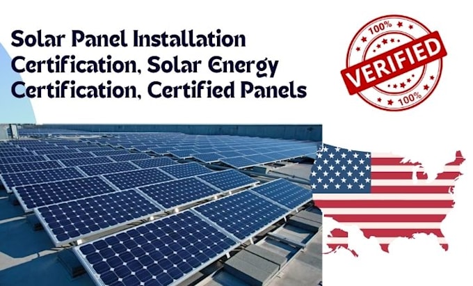 solar panel installation certification, solar energy certification, certified