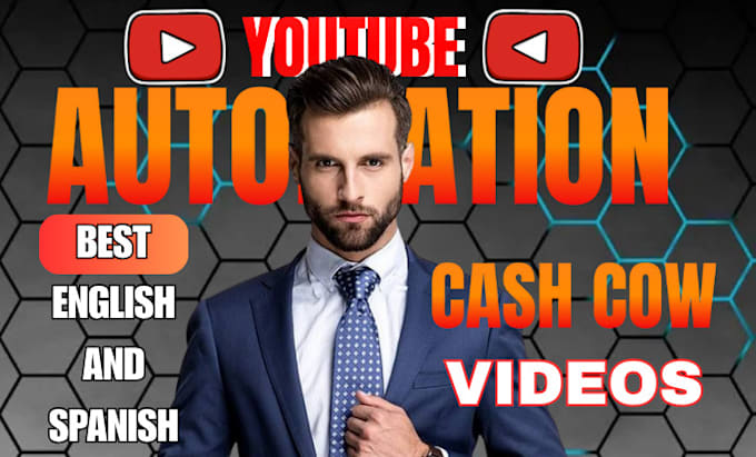 create youtube automation cash cow channel, english or spanish cash cow videos
