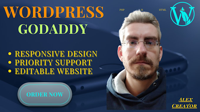 godaddy website design, godaddy wordpress website development, godaddy ecommerce