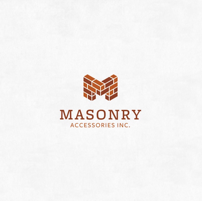 design a professional modern masonry, brick ,construction logo
