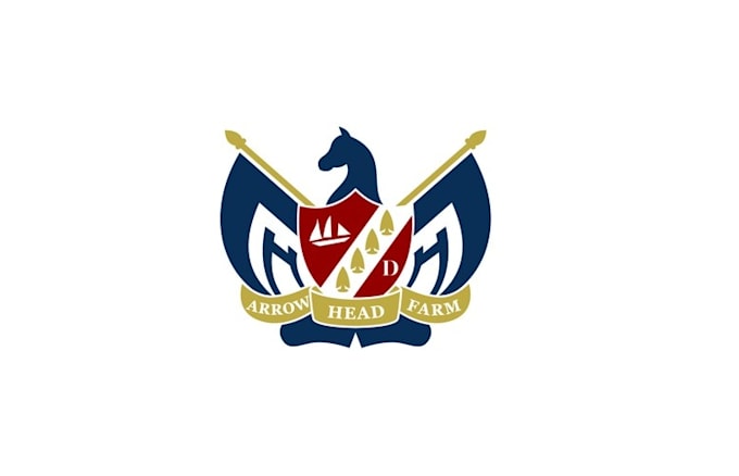 design horse farm crest logo