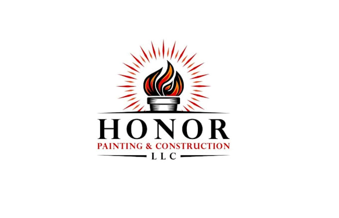 design painting construction company logo